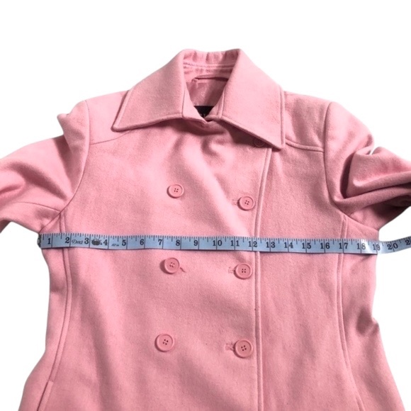 Guess Light Pink Peacoat Jacket M - Picture 7 of 8